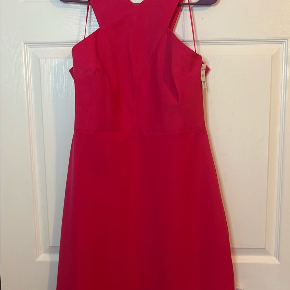 Nordstrom Red Halter Sundress Cocktail